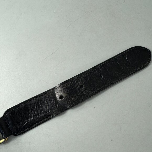 Vintage Andrea Saccardi Made in Italy Three-Section Leather Belt, 40/100 - Picture 6 of 12